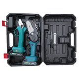 Set mini akumulatorska žaga + akumulatorske škarje 24v x 2 z dodatno opremo